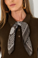 Blusa Polo Scarf Marrom