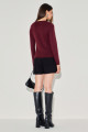 Blusa Tricot Rosane Vinho