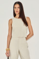 Blusa Alfaiataria Taty Areia