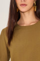 Blusa Alfaiataria Sorelle Verde Oliva 