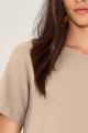 Blusa Alfaiataria Sorelle Bege Claro
