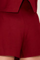 Shorts Alfaiataria Sorelle Bordô