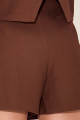 Shorts Alfaiataria Sorelle Chocolate 