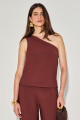 Blusa Alfaiataria Tarcila Chocolate