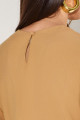 Blusa Martingale Arielle Bege Médio