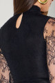 Body Renda Alina Preto