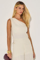 Blusa Linho Lilian Areia 