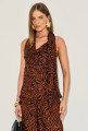 Blusa Chiffon Zebra Nena Terra