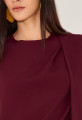 Blusa Alfaiataria Thai Bordô